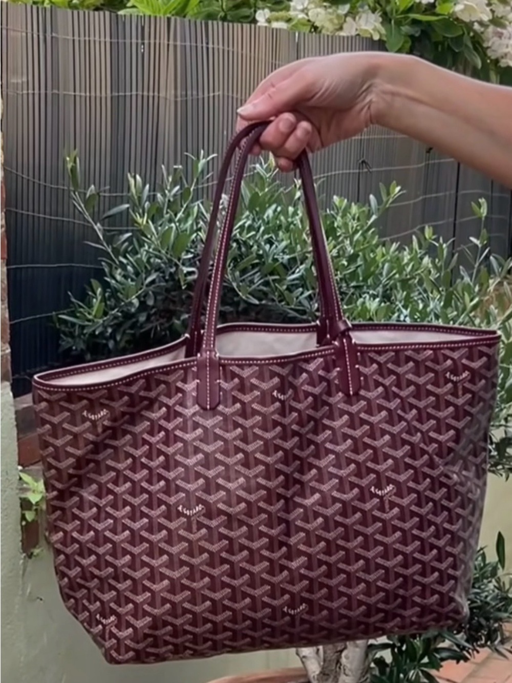 Goyard St. Louis burgundy GM Burgandy- Women's Handbag